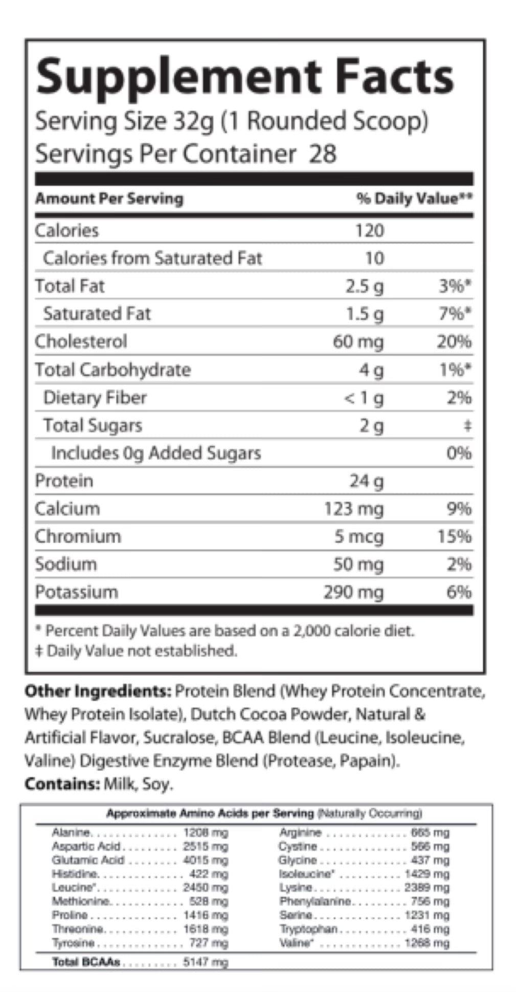 Milky Whey Protein Blend 2 lb